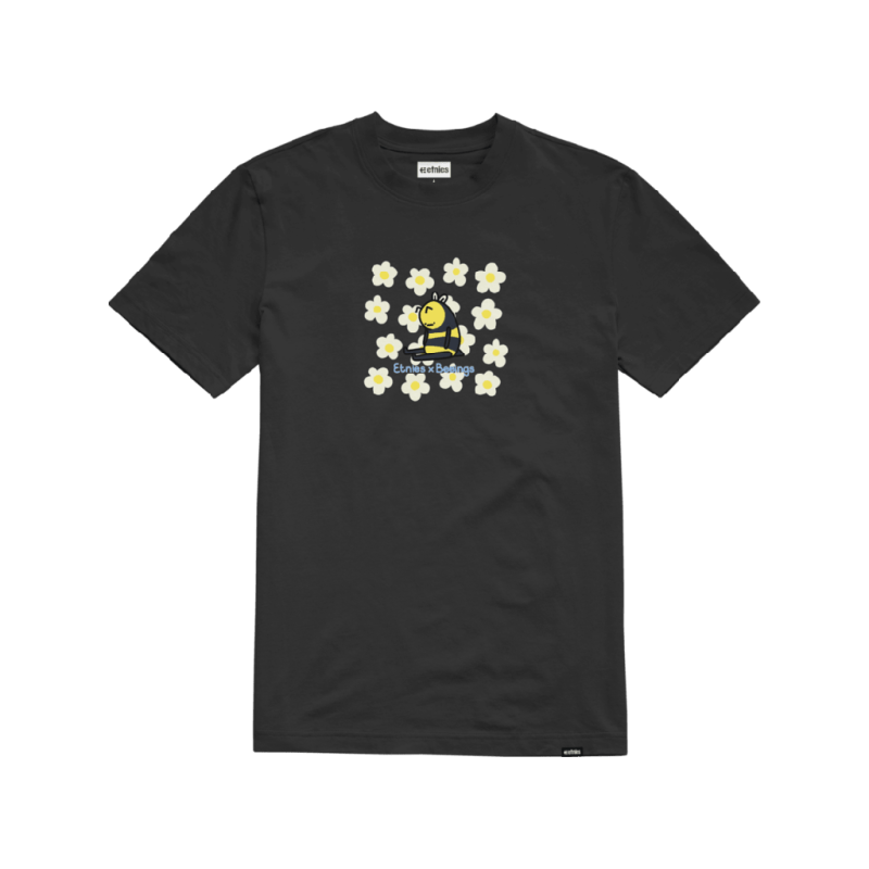 T-shirt Etnies Beeings Floral Preto