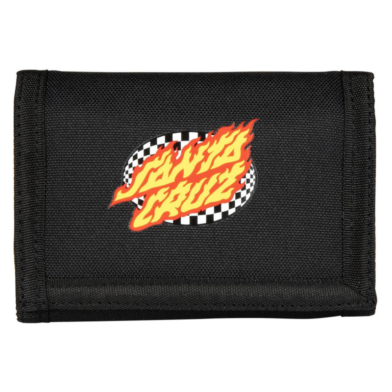 Carteira Santa Cruz Oval Check Flame