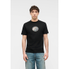 T-Shirt Santa Cruz Collage Oval Dott-Shirt - Preta