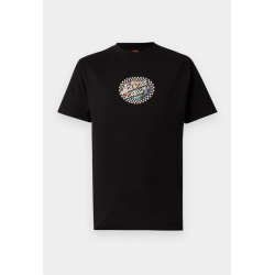 T-Shirt Santa Cruz Collage Oval Dott-Shirt - Preta