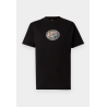 T-Shirt Santa Cruz Collage Oval Dott-Shirt - Preta
