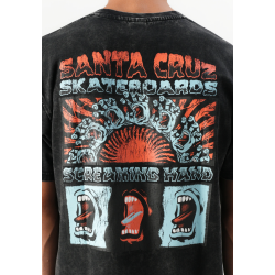 T-Shirt Santa Cruz VTG Screaming Connect - Preta