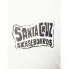 T-Shirt Santa Cruz Collage Hand - Branca