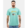 T-Shirt Santa Cruz Winkowski Surf Front - Turquesa