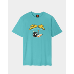 T-Shirt Santa Cruz Winkowski Surf Front - Turquesa