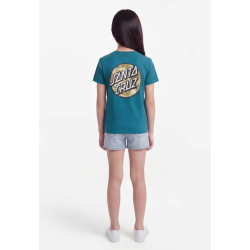 T-Shirt Santa Cruz Youth Stamped Opus Camo - Criança (Azul)