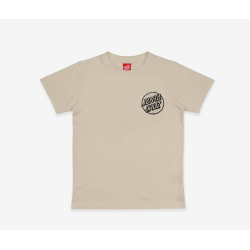 T-Shirt Santa Cruz Youth Stamped Opus Camo - Criança (Branco)