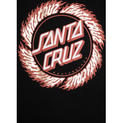 T-Shirt Santa Cruz Youth Flame Ringed Dot - Criança