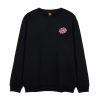 Sweat Santa Cruz Grabke Exploding Dot Crew - Preto